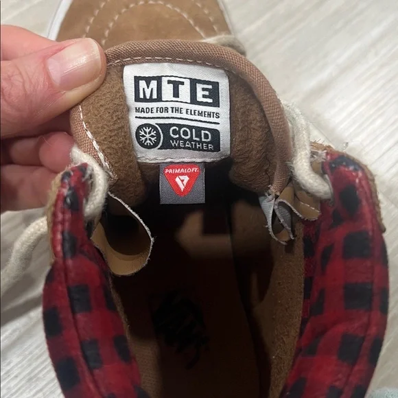 Vans Kids High-Top Sneakers - Tan and Black - Picture 2 of 6